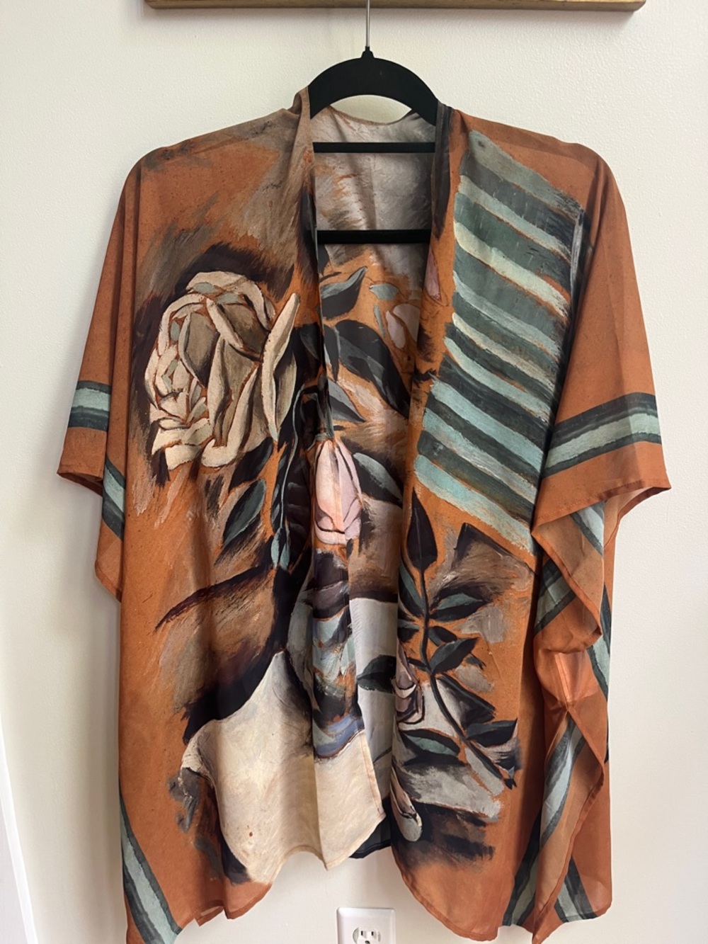 Salvador Dali Printed Kimono/Scarf